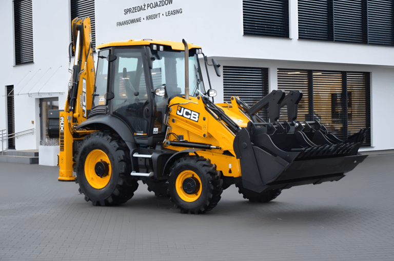 JCB 3CX Plus excavator for construction work, rental and purchase in Latvia from Instalit.lv